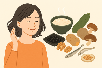 年齢に負けない美髪習慣！50代におすすめの腎養生ごはん