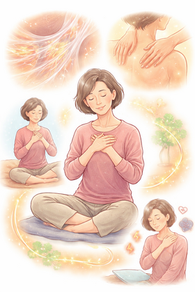 まだ一生懸命ほぐしてもらっていますか？